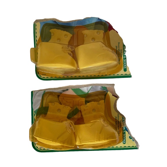 Coleco Toys Coleco Cabbage Patch Doll Vintage 984 Shoes W Laces